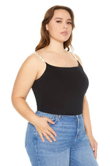 Plus Size Faux Pearl Cami