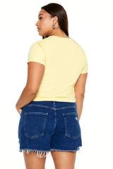 Plus Size Palm Springs Baby Tee