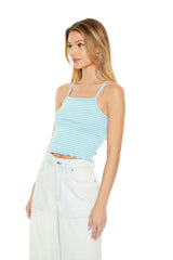 Striped Cropped Cami