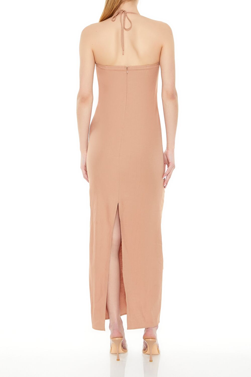 Halter Maxi Column Dress