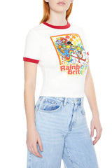Rainbow Brite Graphic Ringer Tee