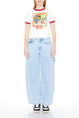 Rainbow Brite Graphic Ringer Tee