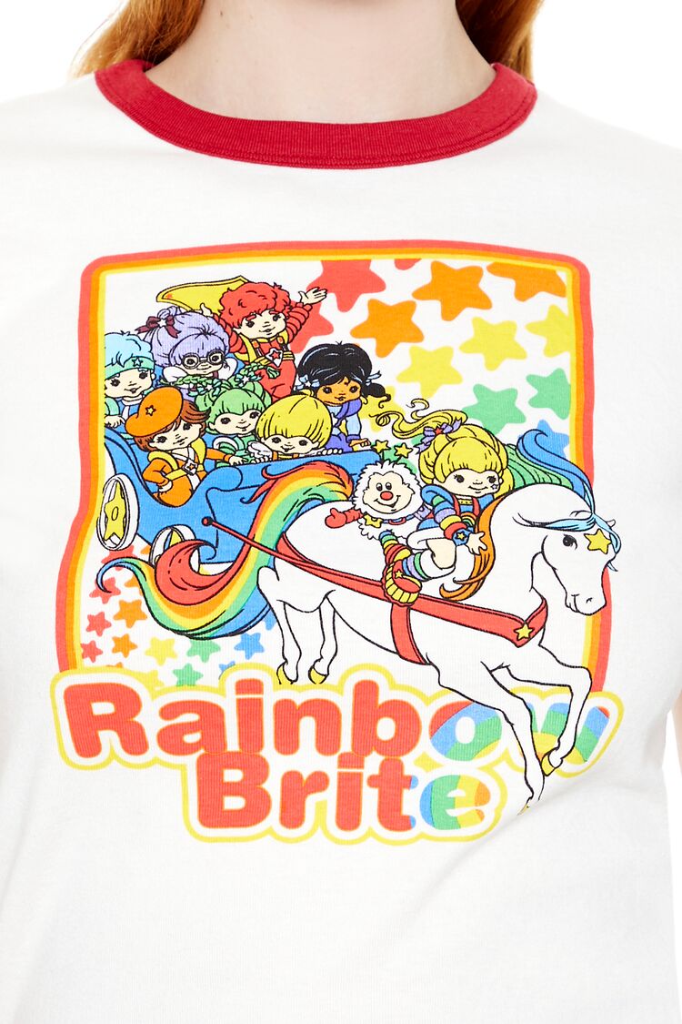 Rainbow Brite Graphic Ringer Tee