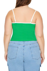 Plus Size Ringer Cami