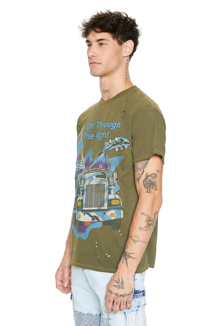 Distressed Def Leppard Graphic Tee