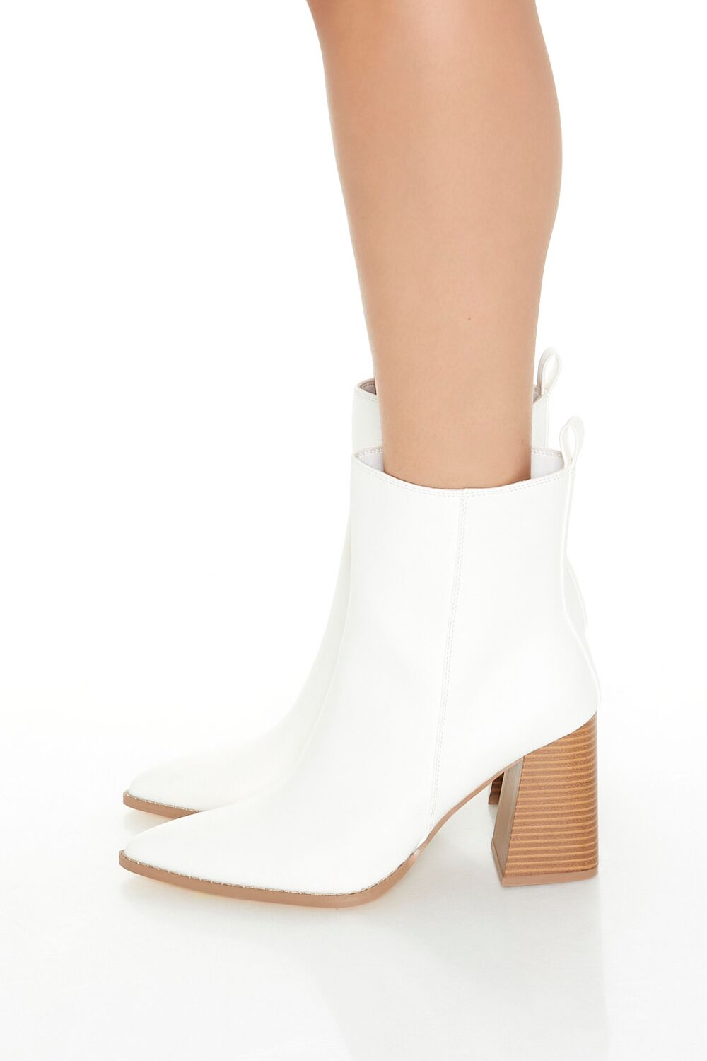 Pointed-Toe Block Booties