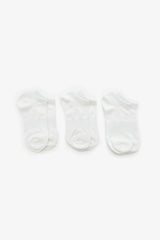 Ribbed Ankle Sock Set - 3 pack