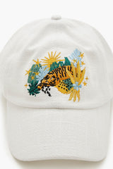 Embroidered Tiger Baseball Cap