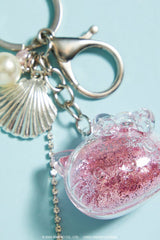 Seashell Hello Kitty Charm Keychain