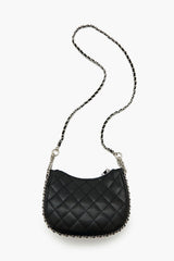 Quilted Crescent Crossbody Bag
