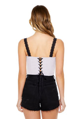 Sweetheart Bow Crop Top