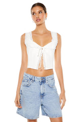 Crochet-Lace Crop Top