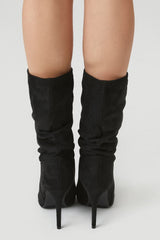 Ruched Stiletto Boots