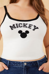 Plus Size Disney Mickey Sweater-Knit Cami