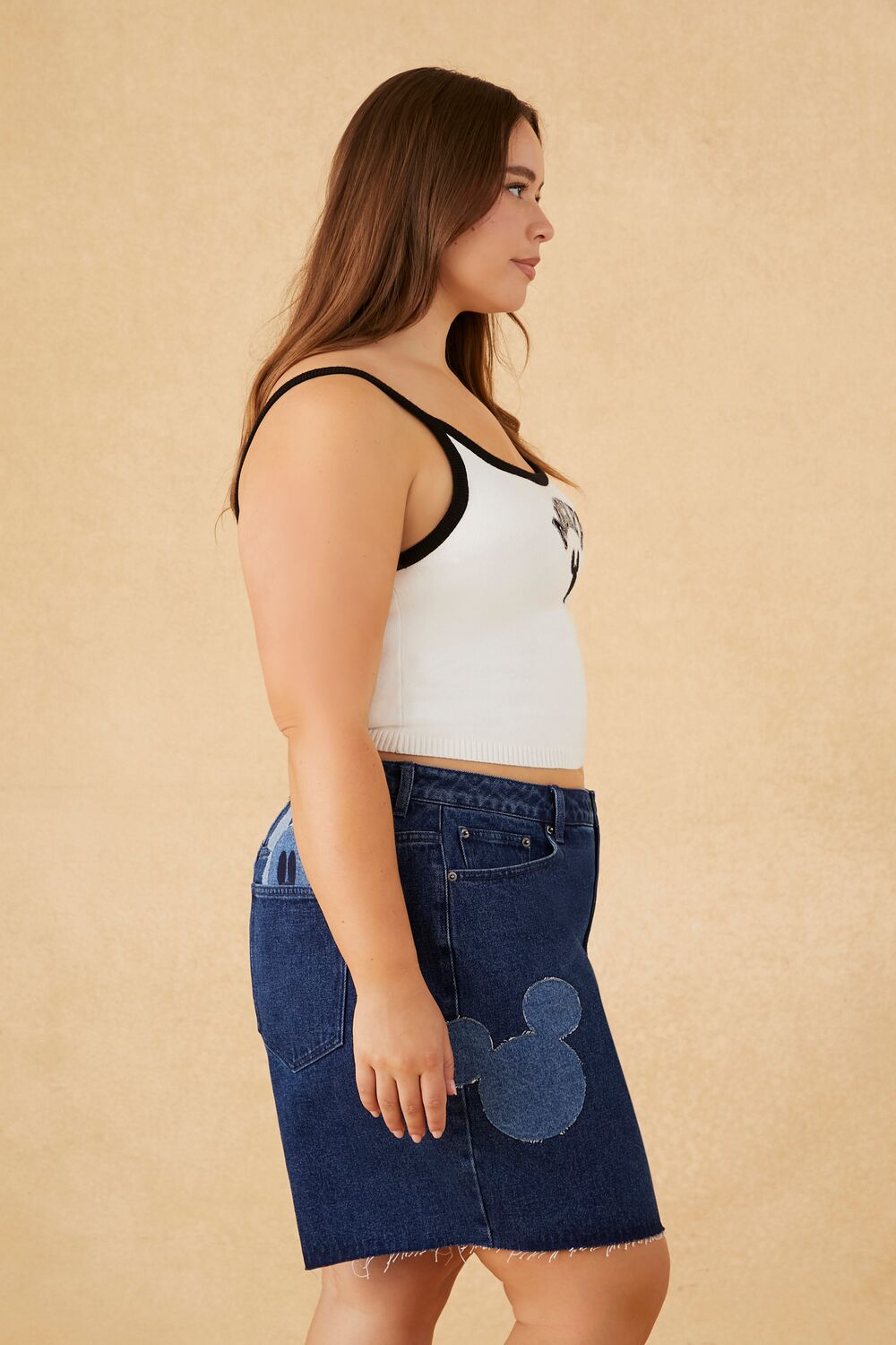 Plus Size Disney Mickey Sweater-Knit Cami