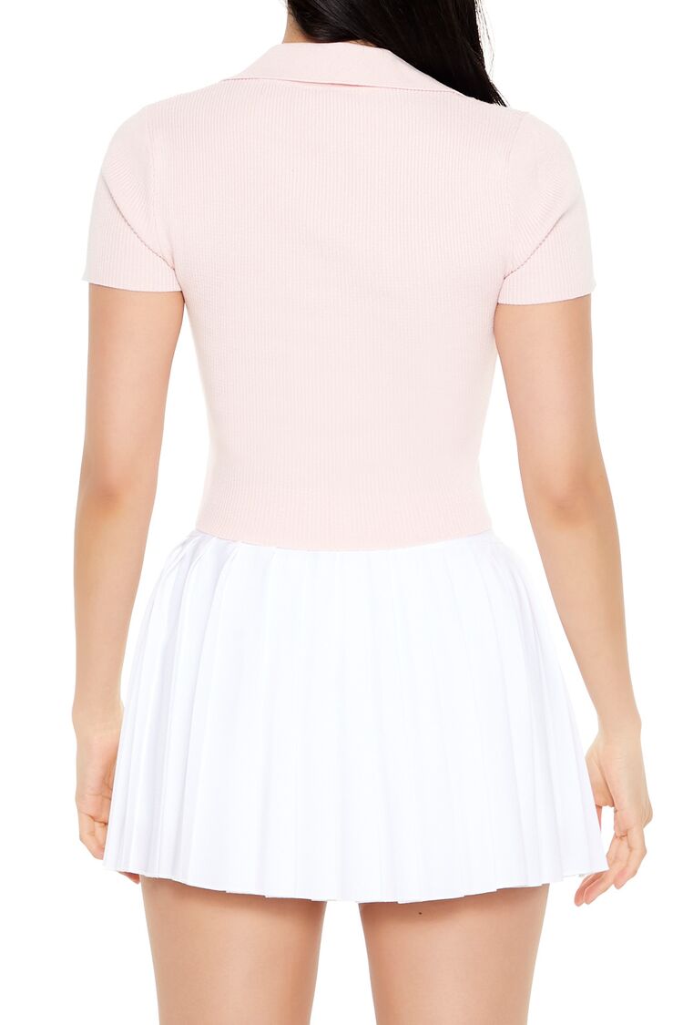 Ribbed Sweater-Knit Crop Top