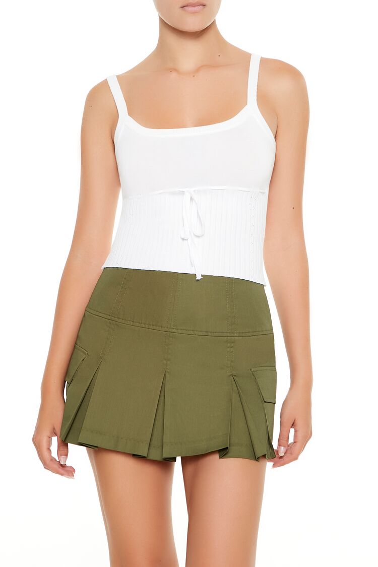 Sweater-Knit Cropped Cami