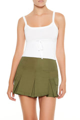 Sweater-Knit Cropped Cami