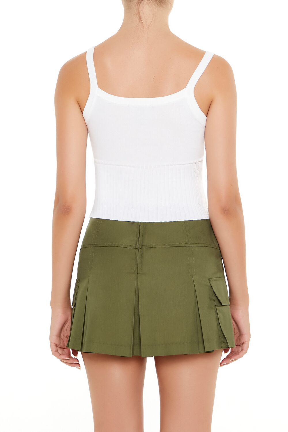 Sweater-Knit Cropped Cami