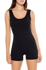 Fitted Scoop-Neck Tank Romper
