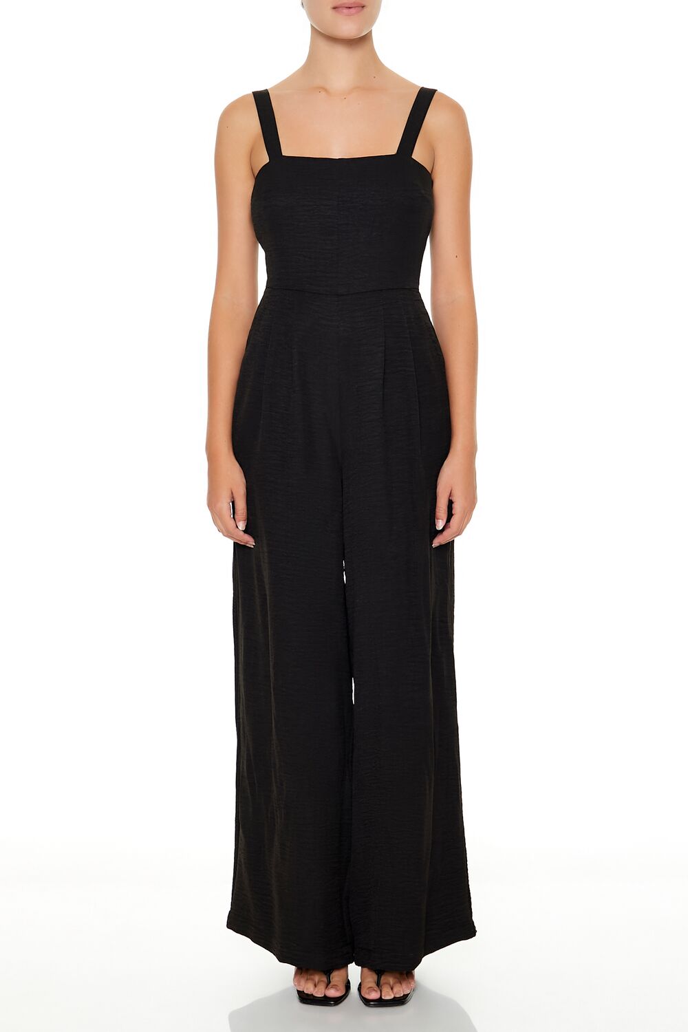 Cutout Wide-Leg Jumpsuit