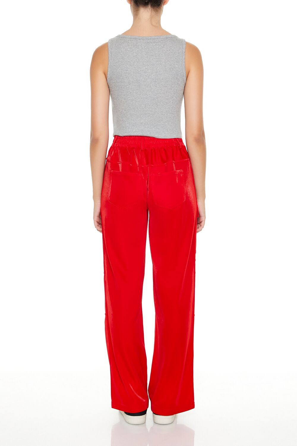 Wide-Leg Utility Cargo Pants