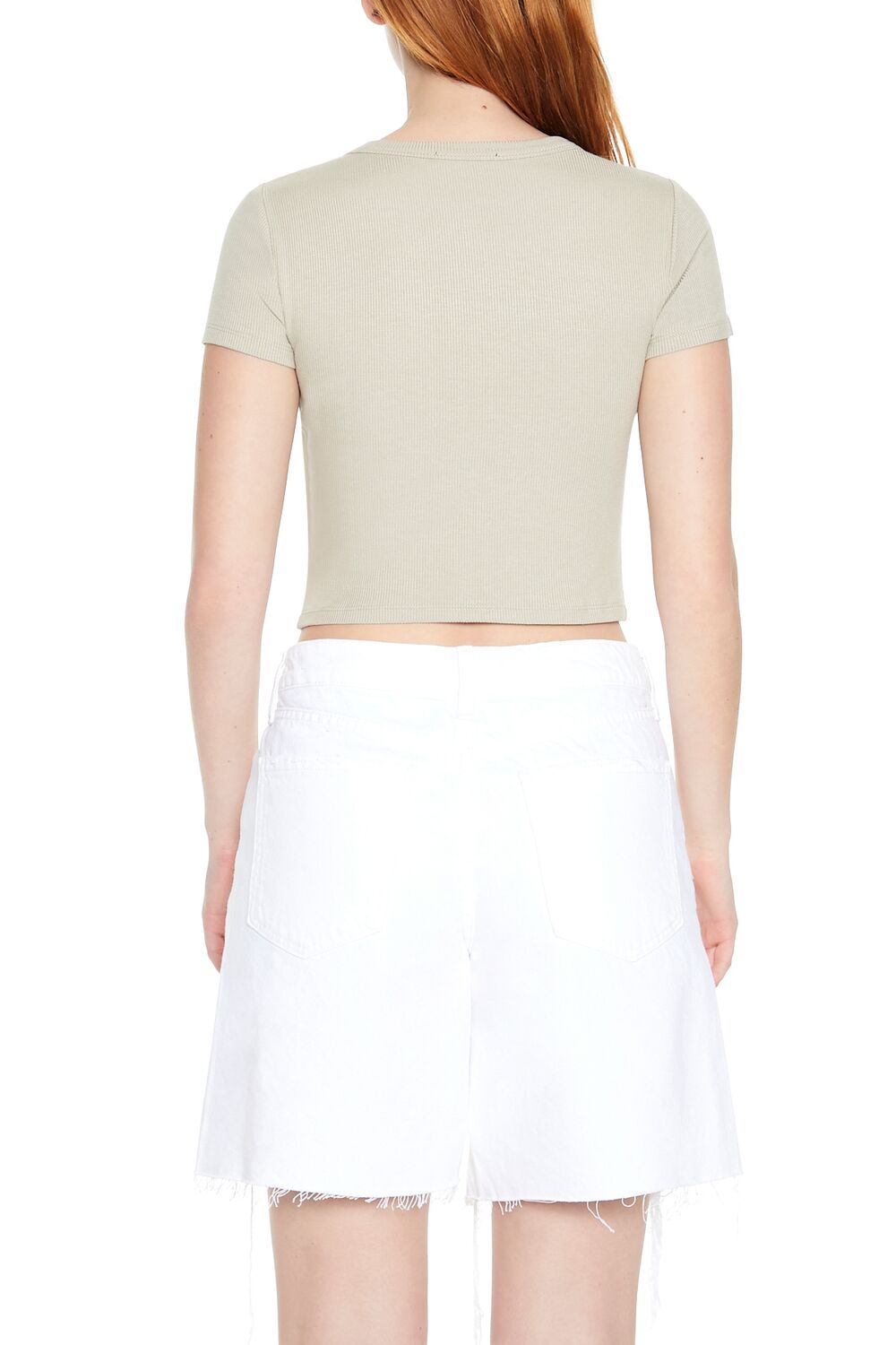 Cropped Crew Tee