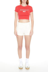 Ironically Hot Graphic Baby Tee