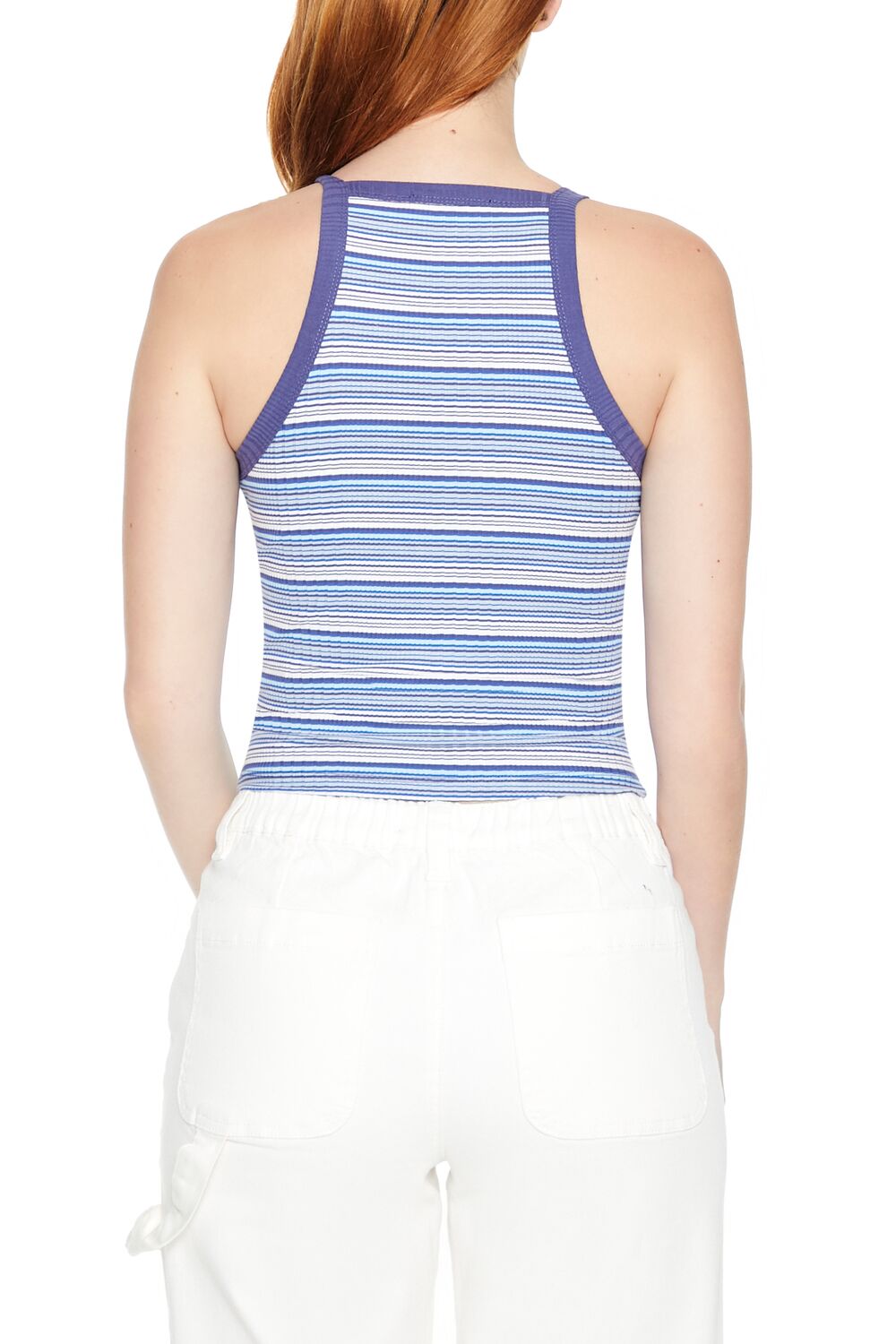Striped Rib-Knit Cami