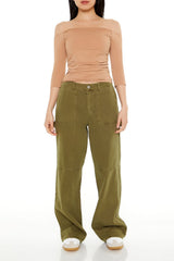 Ruched Off-the-Shoulder Crop Top
