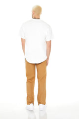 Twill Wallet Chain Straight Pants