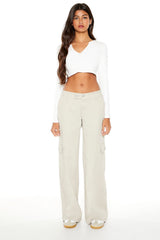Split-Neck Crop Top