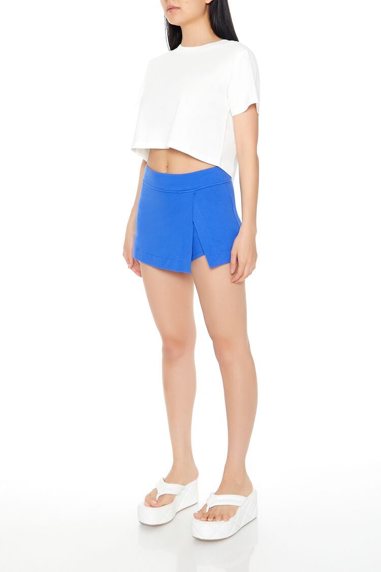 Tulip-Hem Mini Skirt