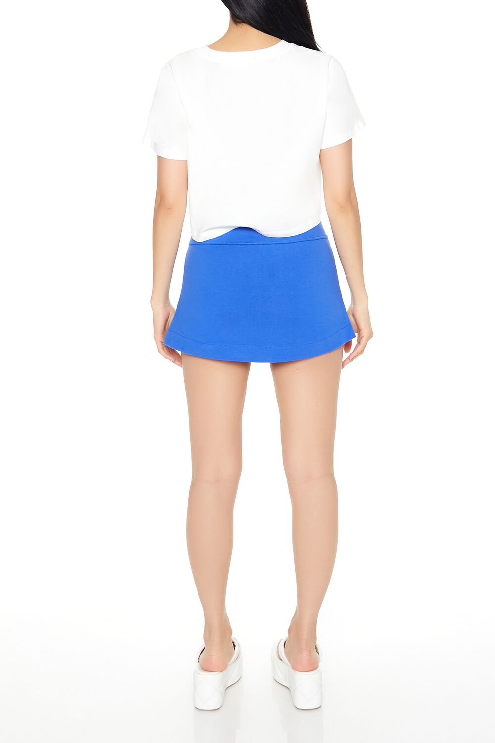 Tulip-Hem Mini Skirt