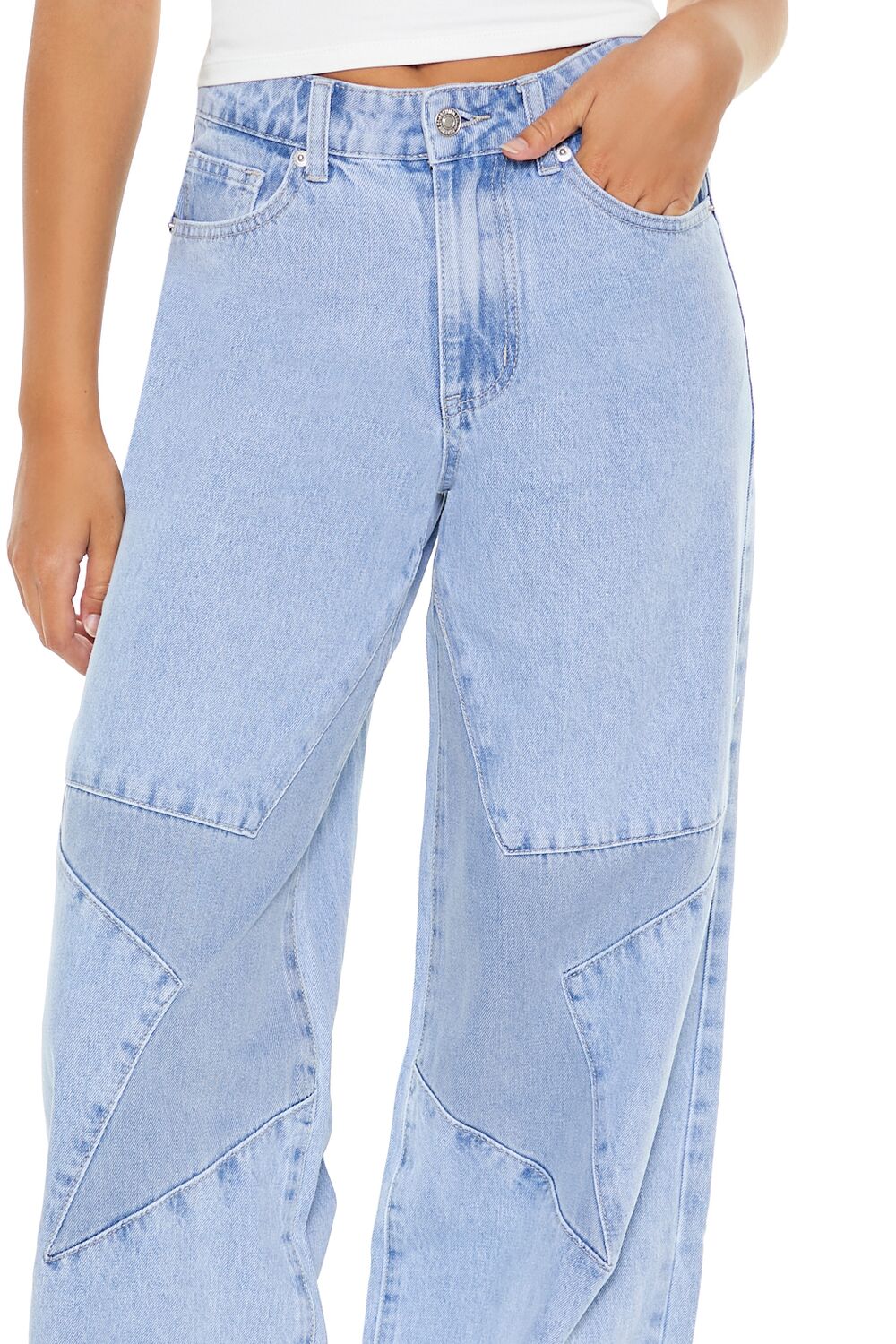 Star Patchwork High-Rise Jeans