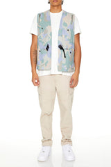 Camo Print Ripstop Vest