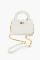 Quilted Faux Leather Crossbody Bag