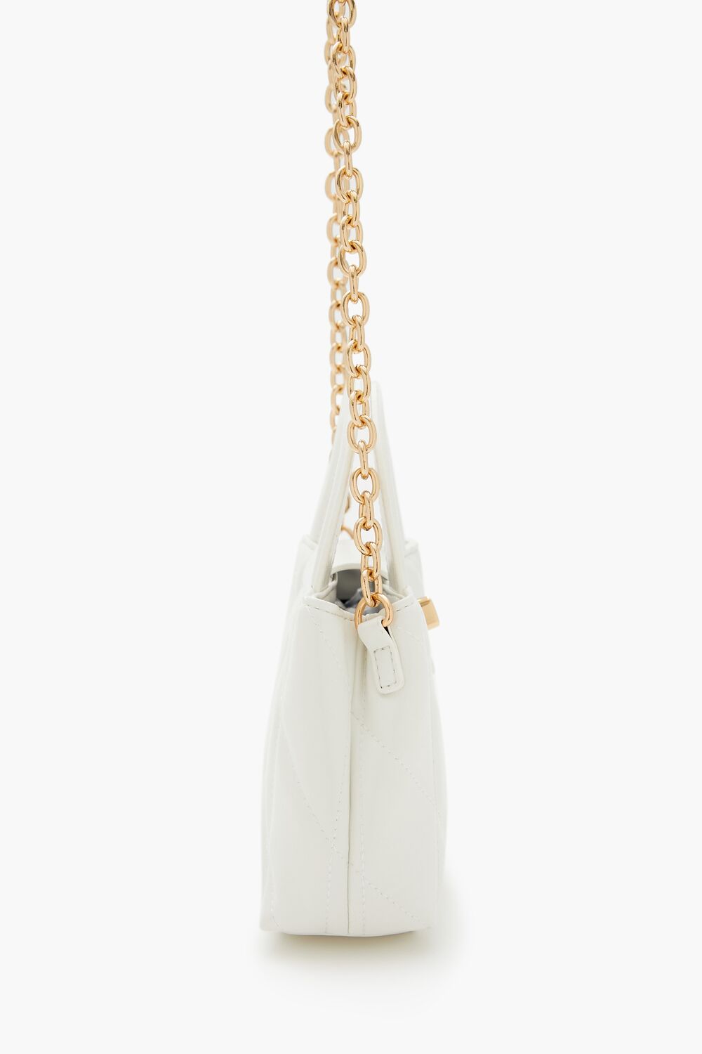 Quilted Faux Leather Crossbody Bag