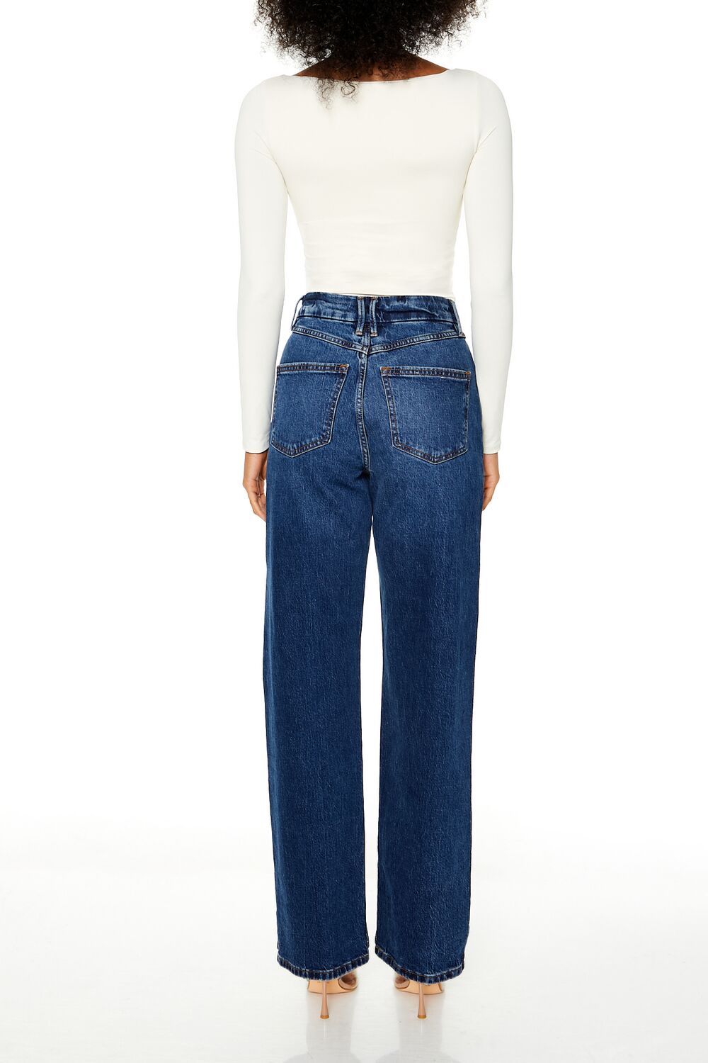 Curvy 90s-Fit Wide-Leg Jeans