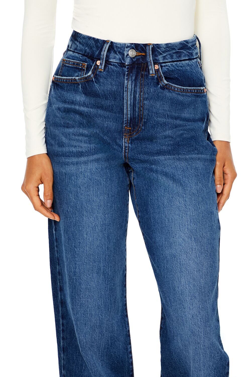 Curvy 90s-Fit Wide-Leg Jeans
