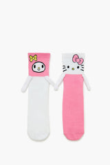 Hello Kitty & My Melody Crew Socks