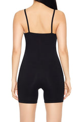 Fitted V-Neck Cami Romper