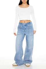 Pointelle Crop Top