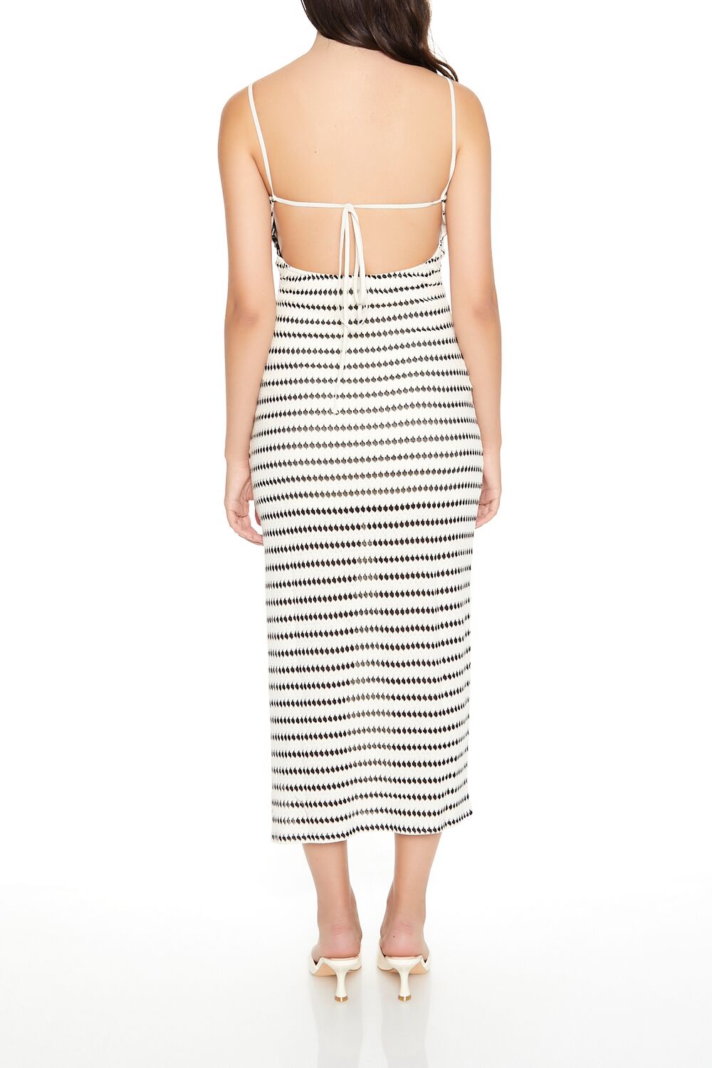 Striped Bodycon Cami Maxi Dress