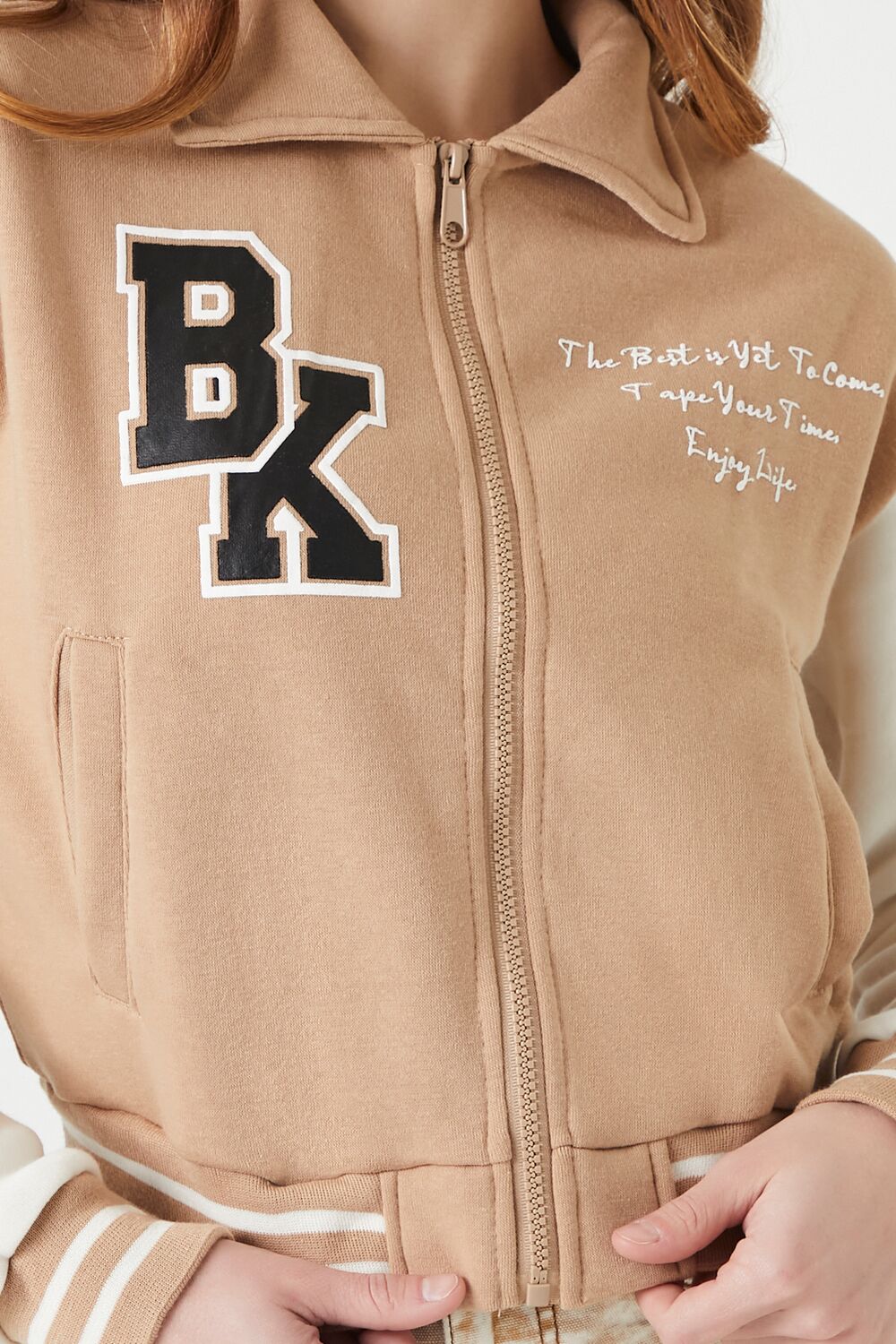 Varsity Letterman Bomber Jacket