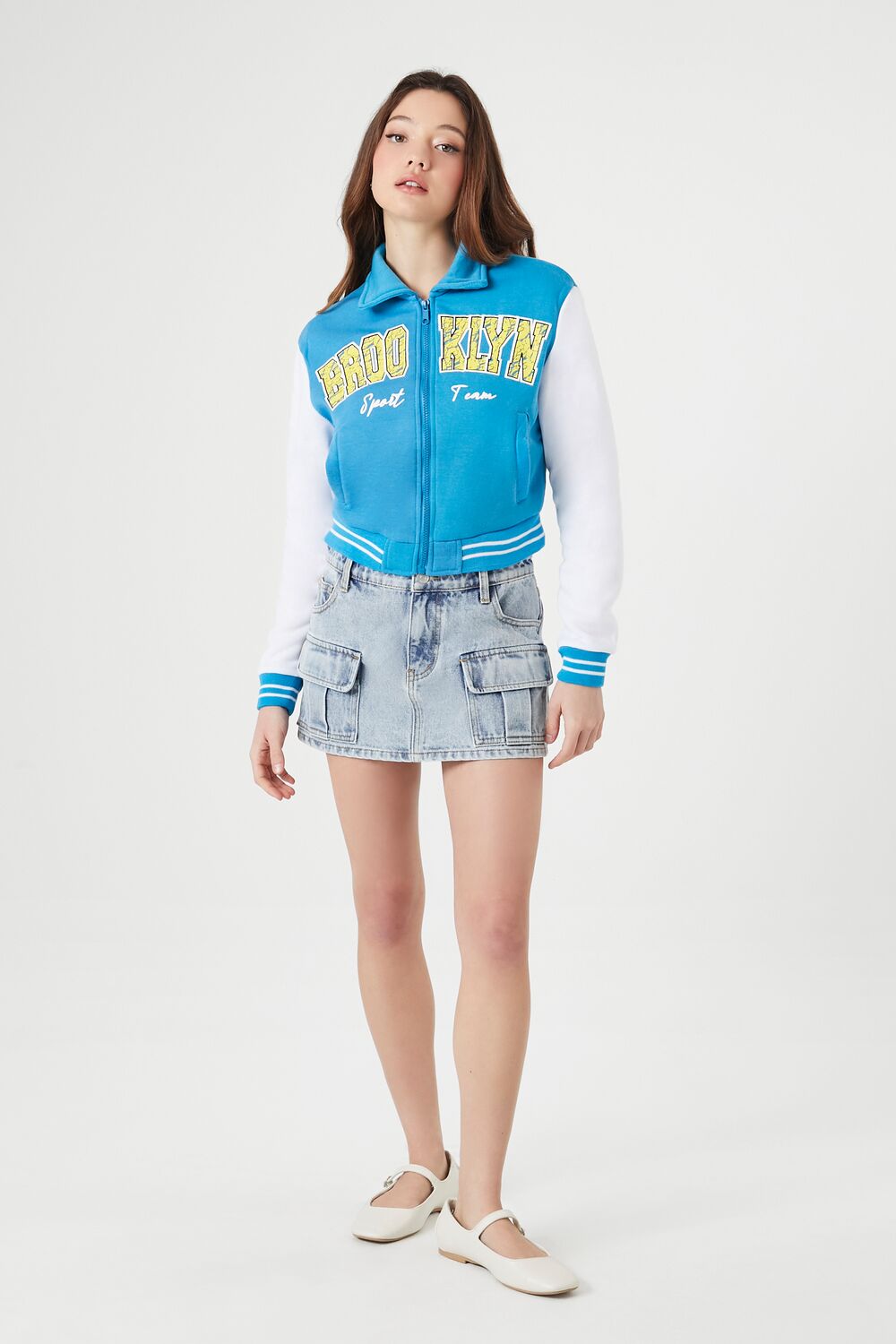 Brooklyn Zip-Up Bomber Jacket