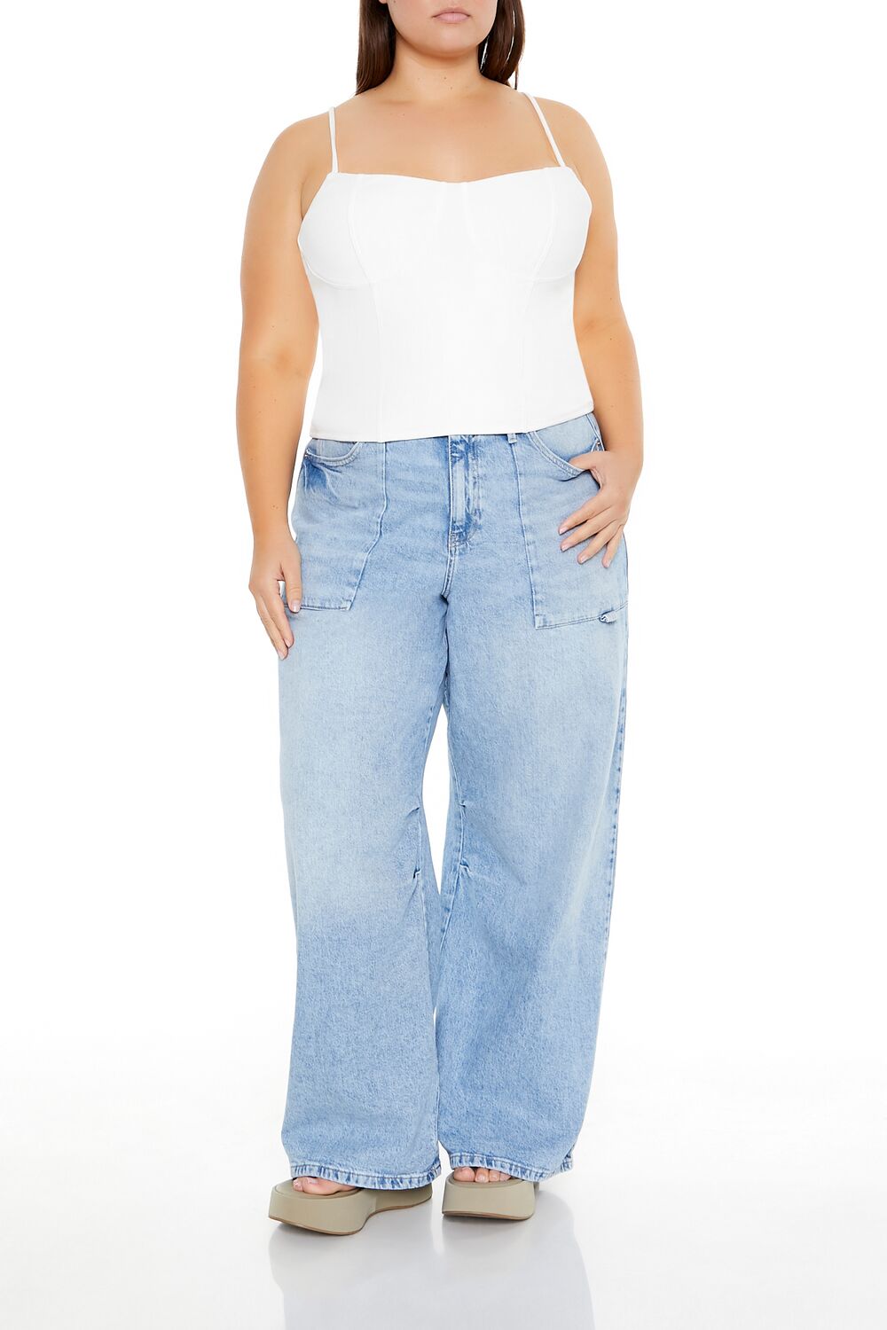 Plus Size Bustier Cami