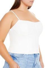 Plus Size Bustier Cami