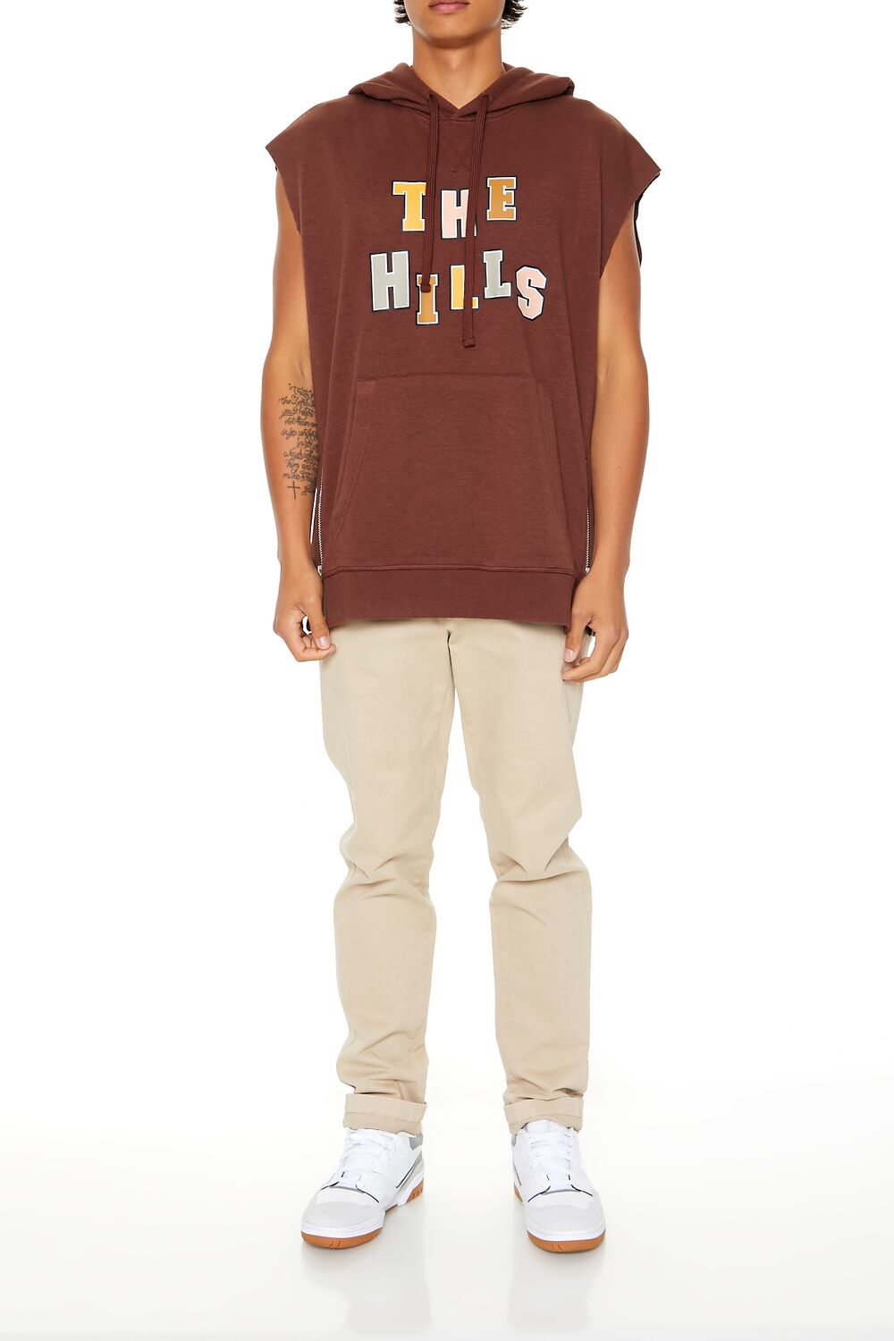 The Hills Printed Chenille Patch Hoodie