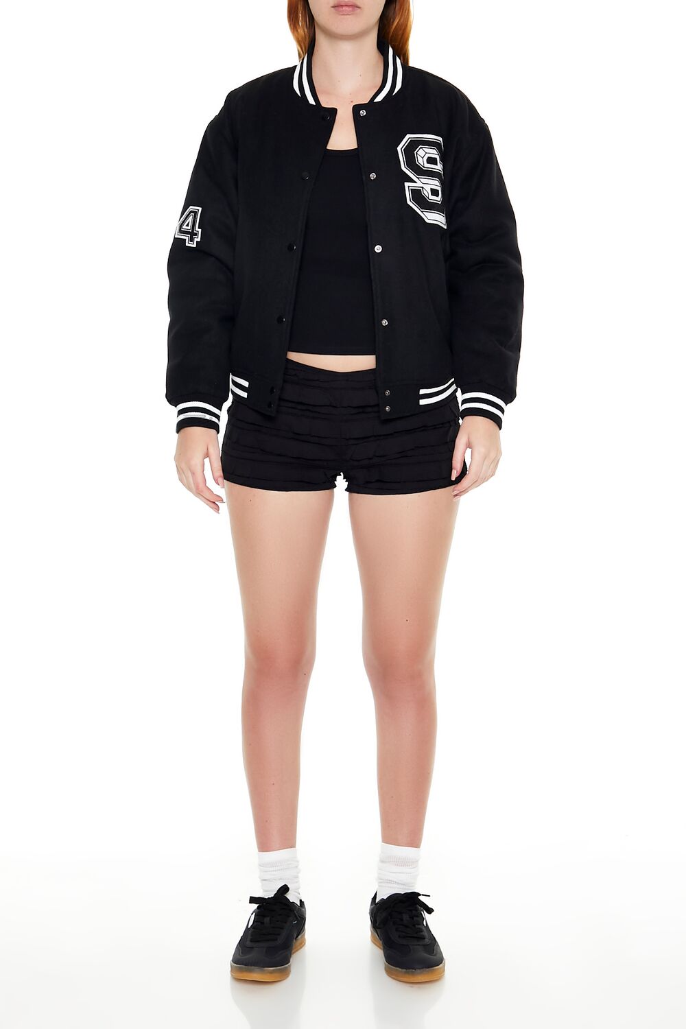 Varsity Letterman Bomber Jacket